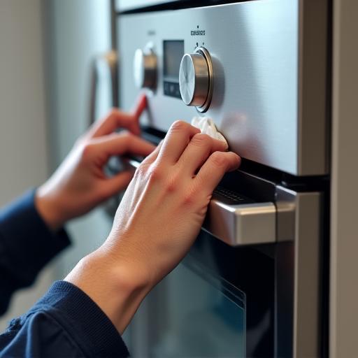 Nettoyage préventif d'un appareil ménager.